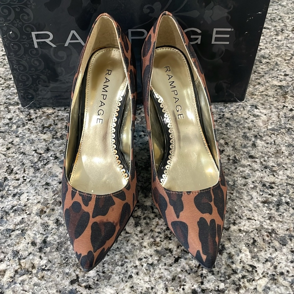 Rampage Leopard Pumps